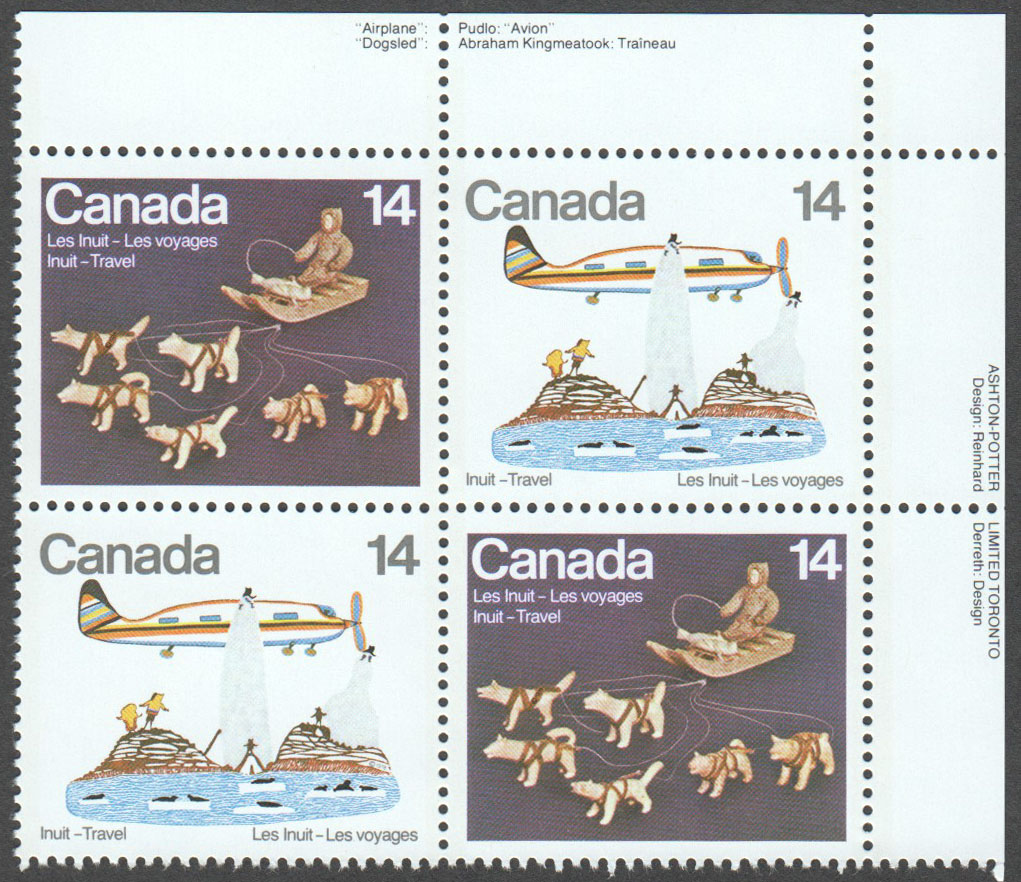Canada Scott 772a MNH PB UR (A8-1) - Click Image to Close